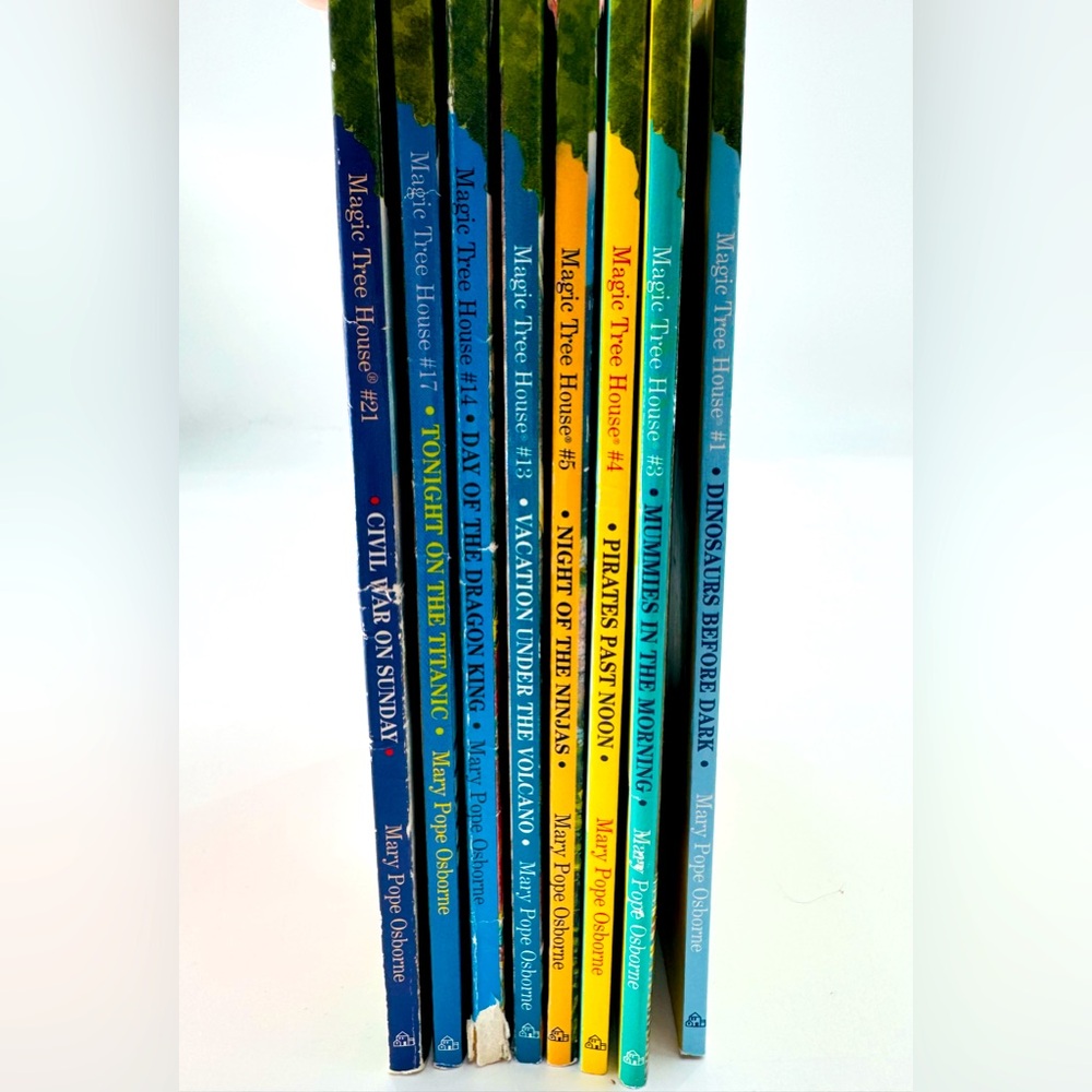 Magic Tree House Chapter Books 8pc 1st Grade To 5th Grade Readers Adventure Kids